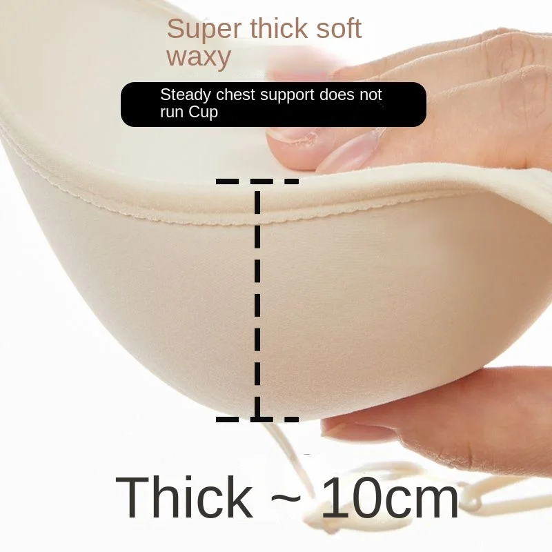 

Super Thick 10cm Expandable Bra with Small Chest Gathered and Thickened to Show Off the Big ,Pure Desire, sexy underwear woman