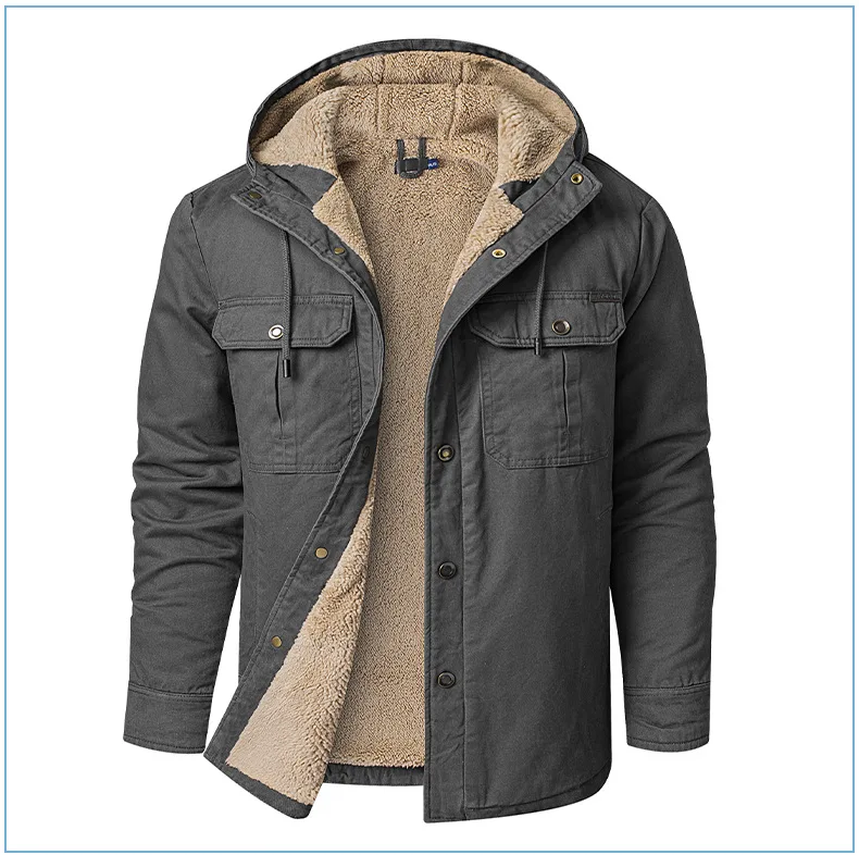 Chaqueta Invierno Vintage Hombre Felpa - usage example