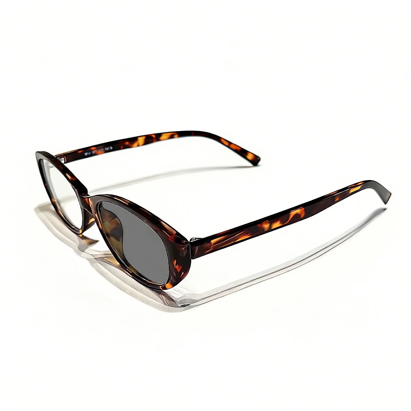 Modische photochrome Myopie-Brille mit ovalem Rahmen, Retro-High-Definition-Komfortbrille für Damen, Dioptrien 0 bis -4,0 – Detail 5
