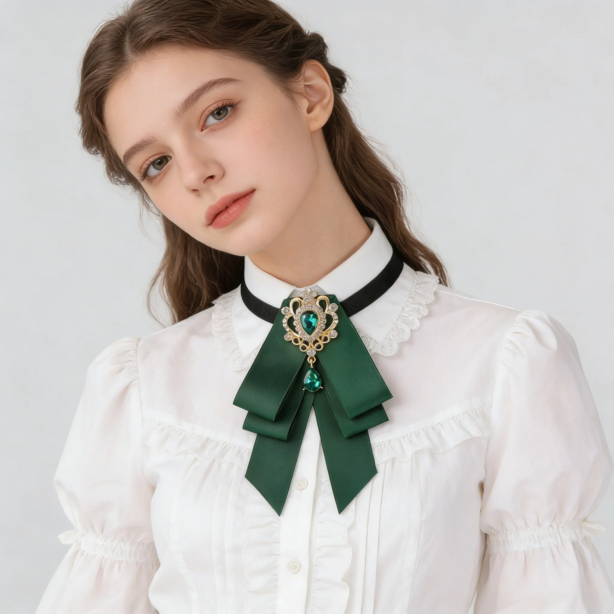 Neue Elegante Klassische Retro Fliege mit Schleife, Strass-Korsage und Band – Geschenke für Herren, Hochzeit, formelle Anlässe, Accessoires