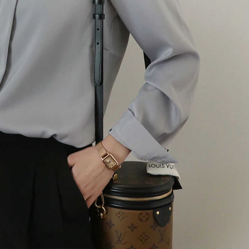 Elegant Women'S Wristwatch New Stylish And Simple Small Dial Metal Wristwatch Trendy Women'S Watch, High-End Women'S Wristwatch.