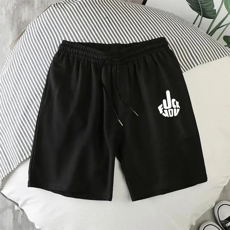 Nuovi pantaloncini sportivi Casual estivi da uomo pantaloncini da spiaggia traspiranti pantaloncini con coulisse moda tinta unita