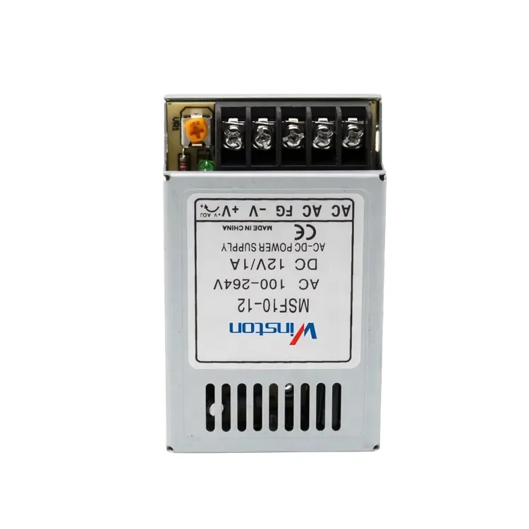 Winston MSF-10W 12V 1A Single Output Adjustable Ultrathin Power Supply Unit