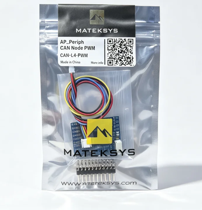 MATEK CAN‑L4‑PWM AP_PERIPH DroneCAN To PWM Adapter DShot Convert Servo ESC to CAN For ArduPilot RC VTOL Drone Accessories