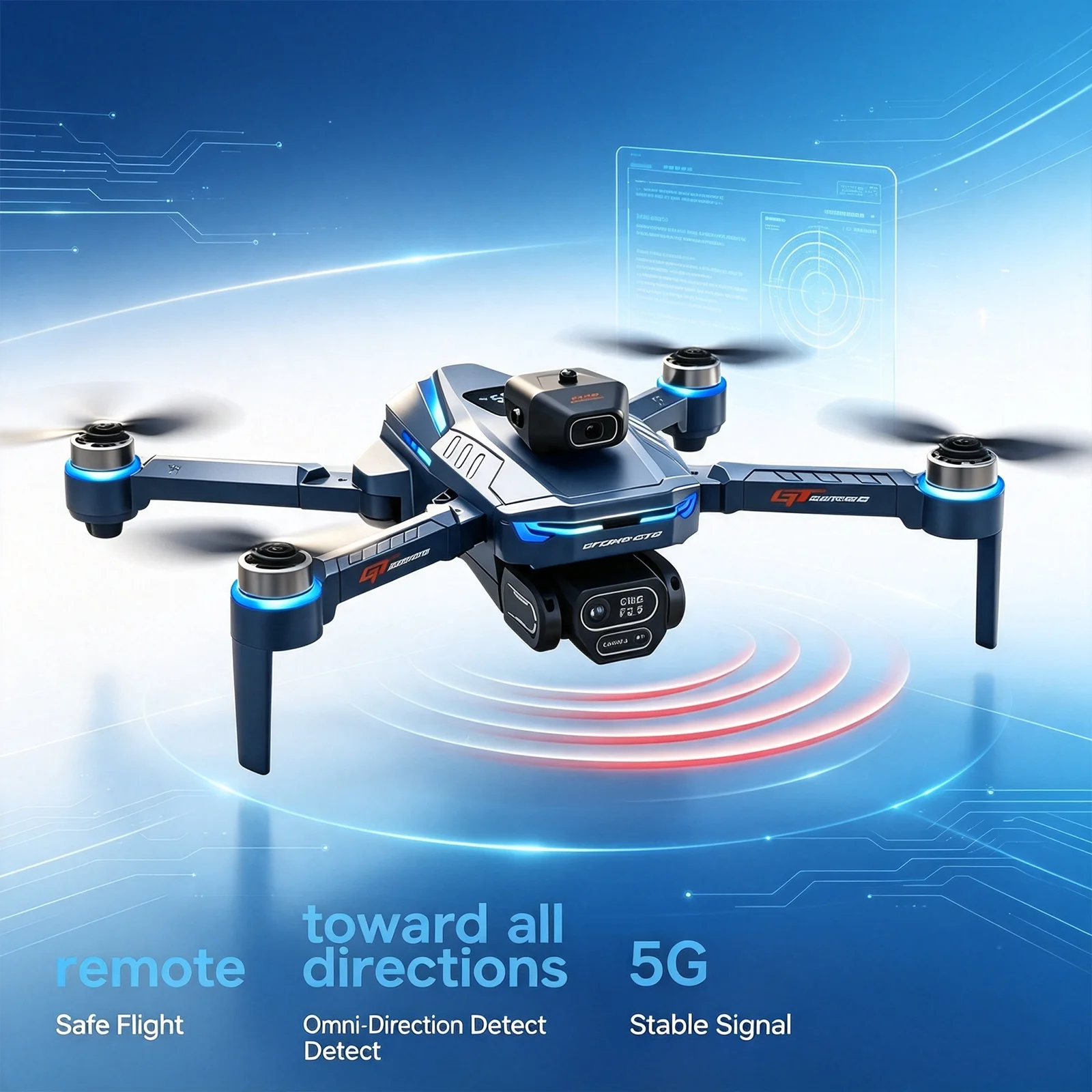 Yeni GT8 RC Drone Profesyonel - Drone Gt8 Rc incelemesi ve fiyatı