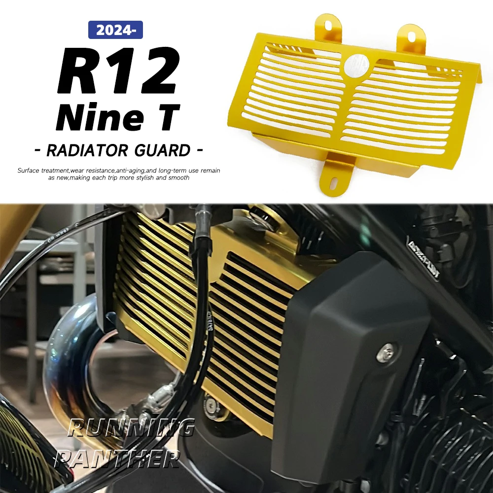 

Защита радиатора мотоцикла для BMW R12 NineT 2024 2025 2026, крышка решетки масляного радиатора, защитная решетка, аксессуары