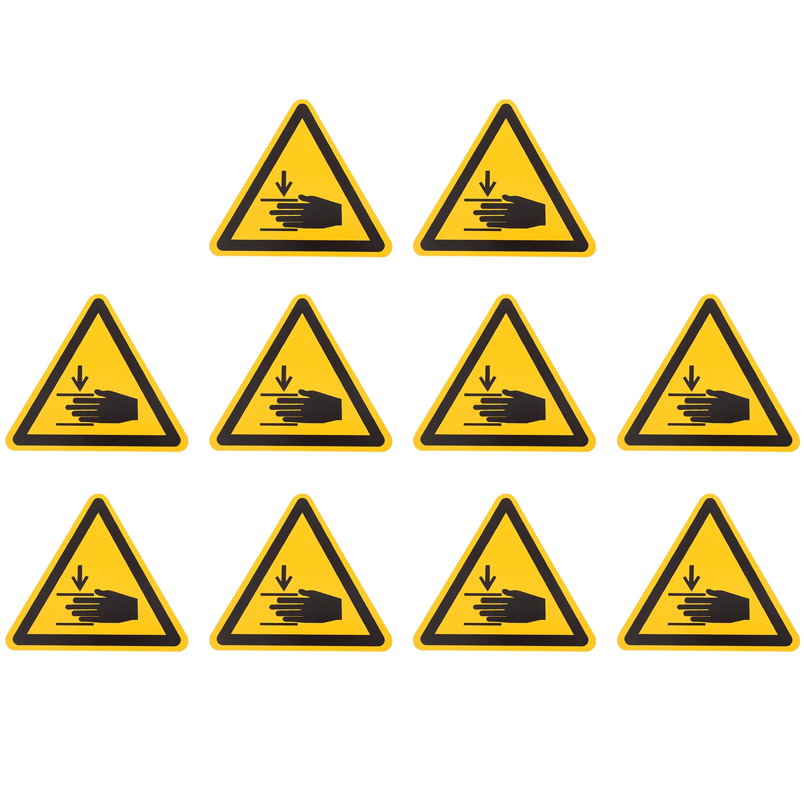 

10 листов наклейки знак безопасности наклейки руки предупреждающие наклейки косметические этикетки оборудование 800X700X010 см опасность безопасность