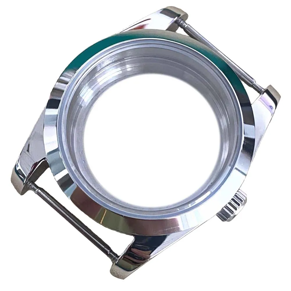 

36MM Watch Case for NH35 NH36 Movement Sapphire Glass Stainless Steel Solid/Transparent Back Cover Oyster Case Watch Accessories