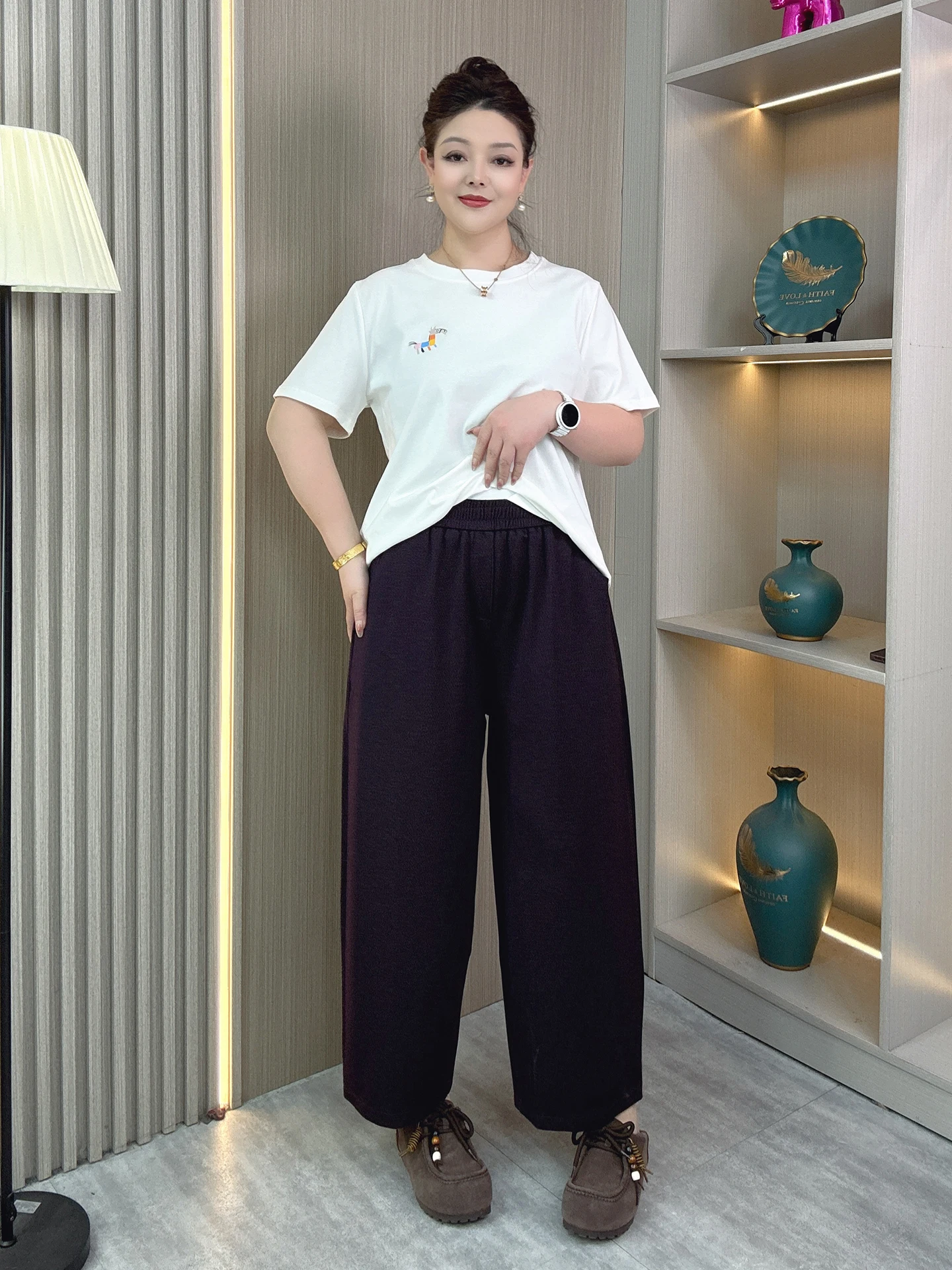 High Waist Wide Leg…