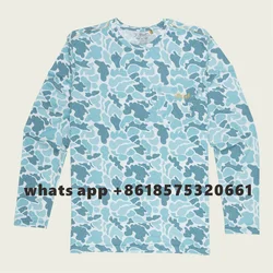 Uv Fishing Shirt Men Performance UPF50 Protection Shirt Quick-Dry Long Sleeve Sun Clothing Breathable Sports Fishing Shirts Soft