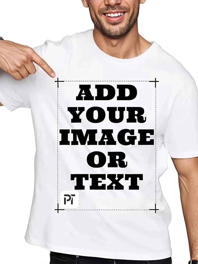 Factory Discount Men's Pure T-shirt Customized Workwear Customized High-quality Cotton Employee Clothing Your Logo Print Tshirts
