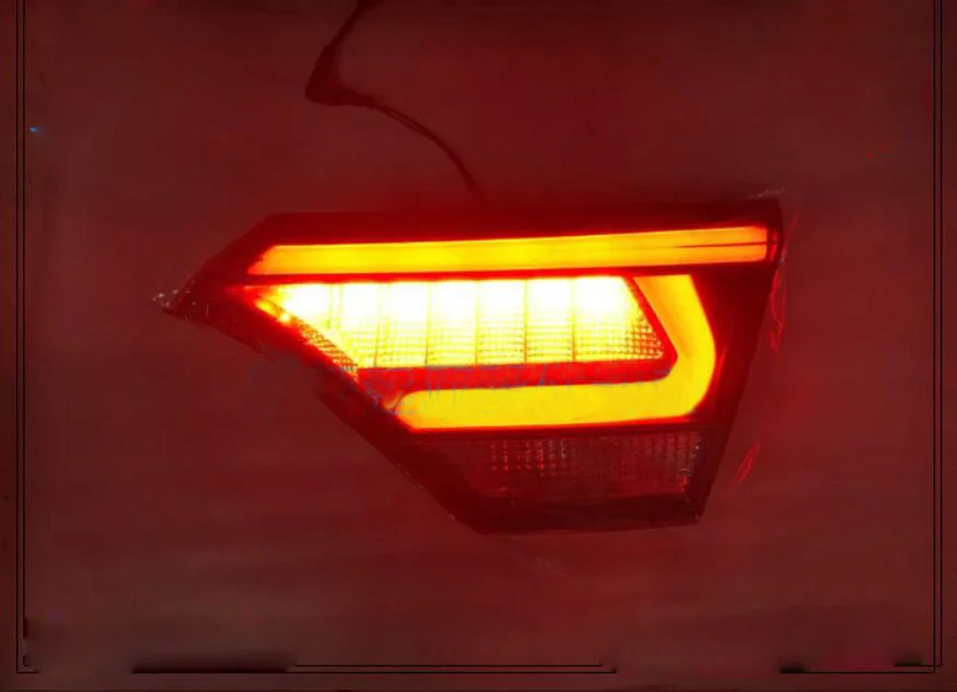 1pcs car bupmer taillight for Kia K2 KX Cross rear light Rio brake 2017~2019LED car accessories taillamp for KX Cross rear light