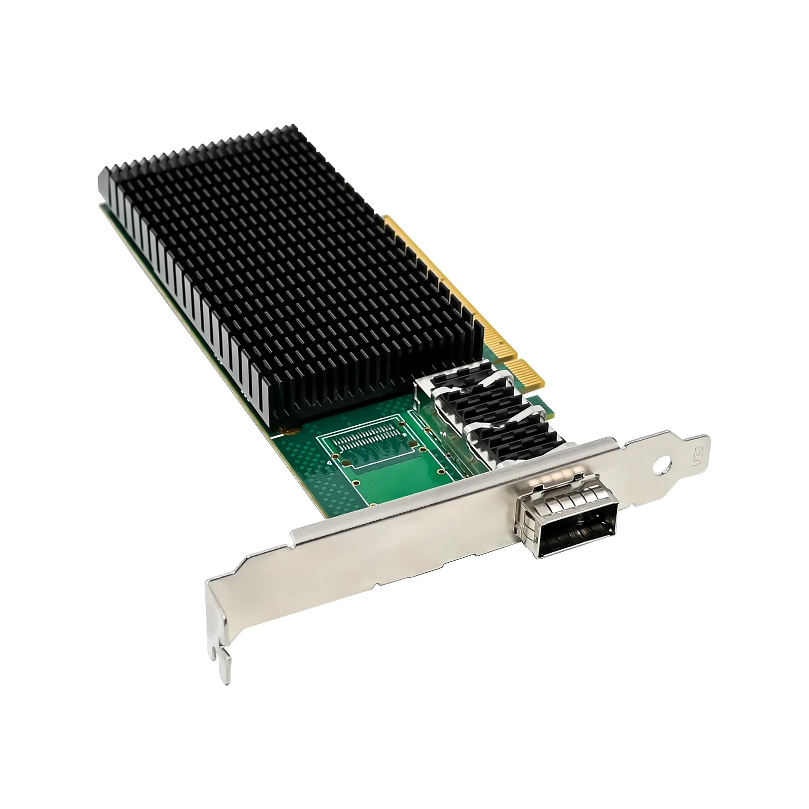 SUNWEIT ST7340 PCIe x16 E810 ألياف واحدة 100G QSFP28 Server NIC