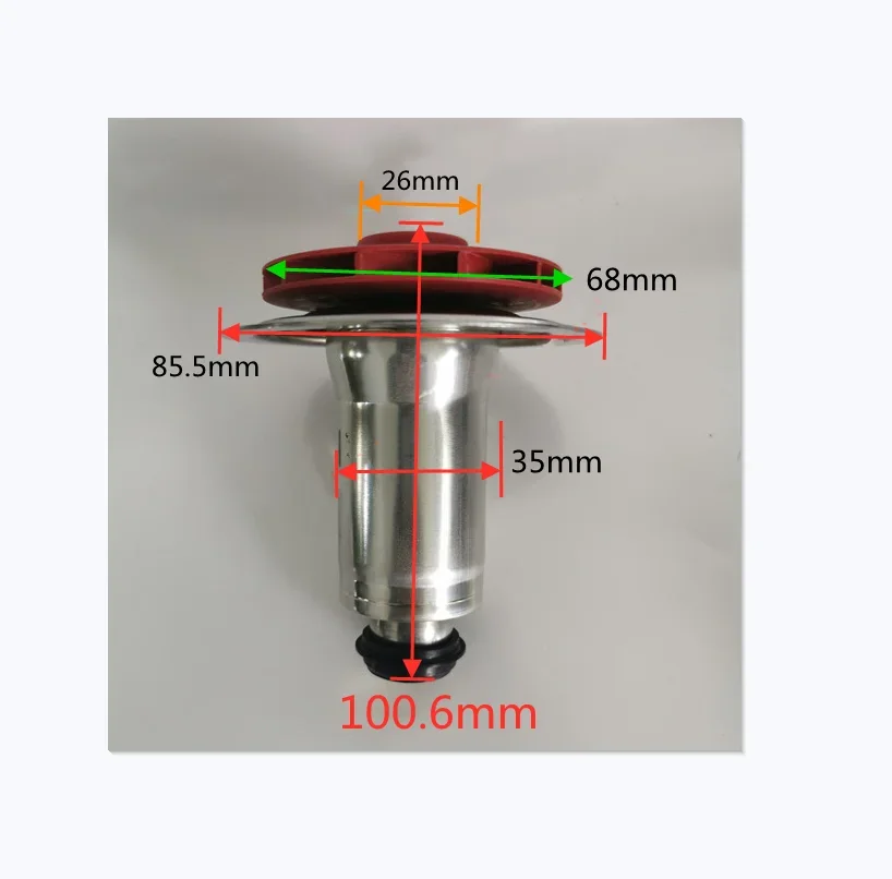 Gas Boiler Part Water Circulation Pump Motor Rotor/Water Leaves for Apply to Power 63W~83W