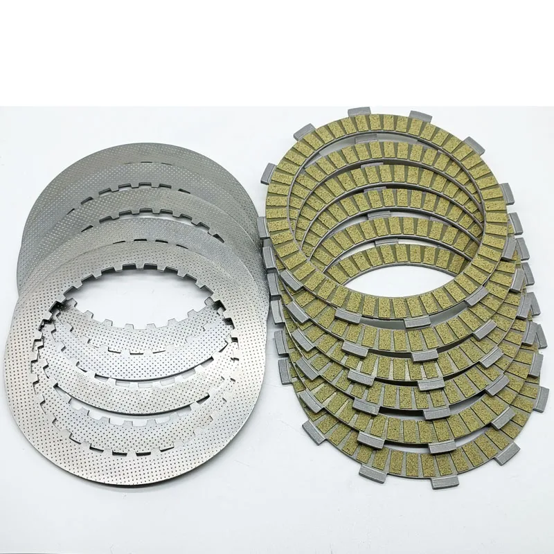 Clutch Friction Disc Plates Fits Honda CBX550 1982-85 CBR600 1987-90 VT1100 CH/CJ/CN/CP Shadow 1987-93 Nighthawk 750 CB750 91-01