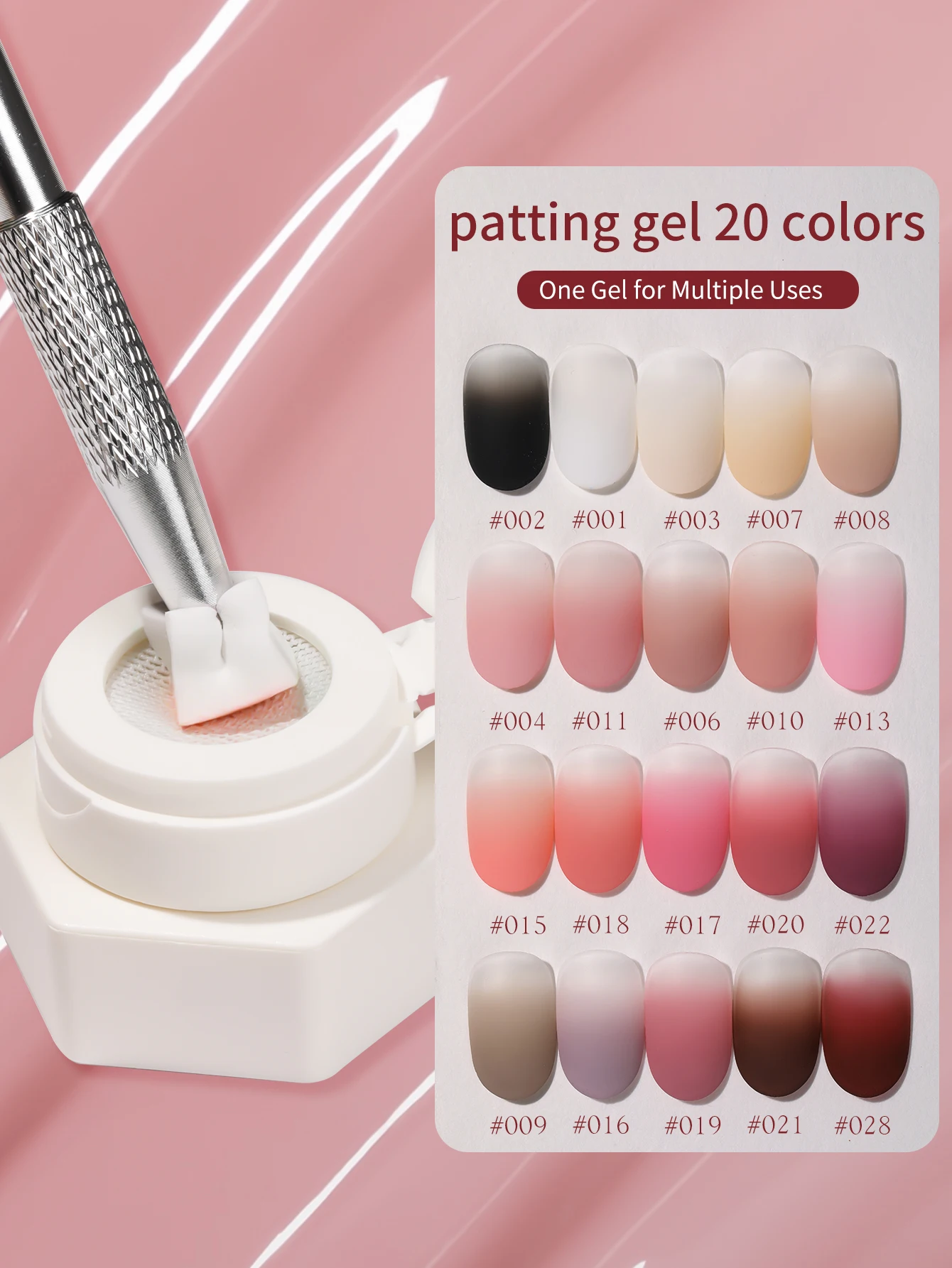 FRESCOBALDI 20-Color Brushable, Highly Saturated Semi-Solid Gel Nail Polish, Suitable for Salon and DIY Use All Seasons