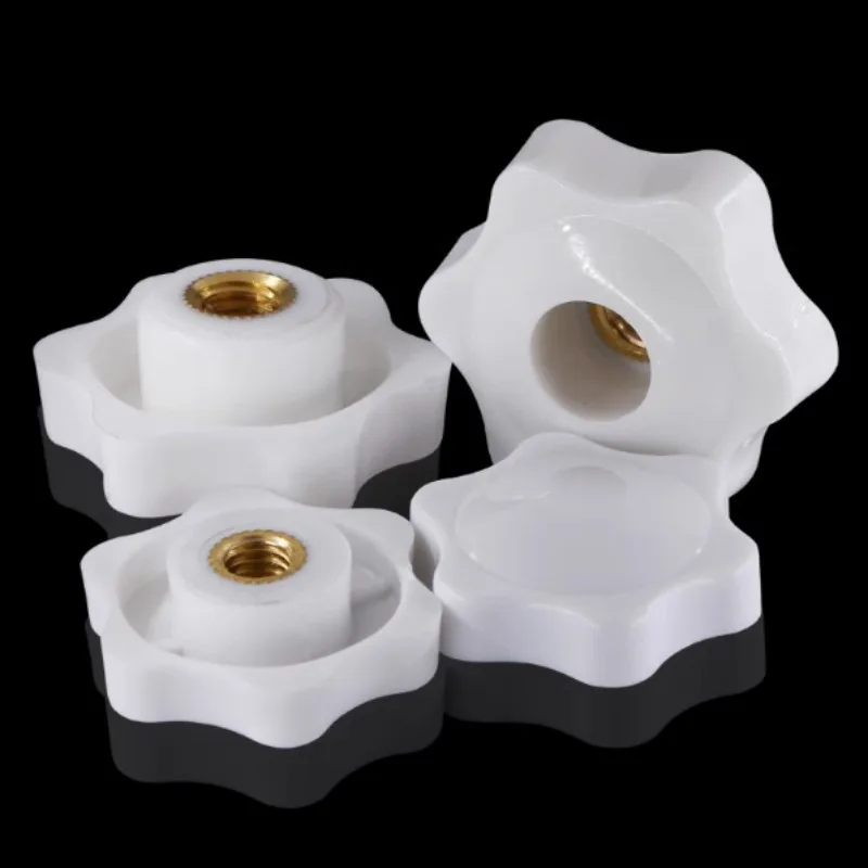 Kenop Putar Plastik Bakelite M6 (Kepala 25mm) 500 pcs, Kenop Jempol, Kenop Bintang, Tahan Panas