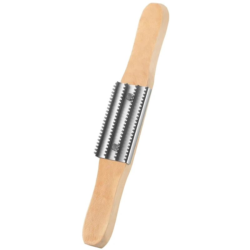 ABJI-15 Inch Buffing Rake And Buffing Rake Metal Teeth Replacement With 2 Sets Of Screws