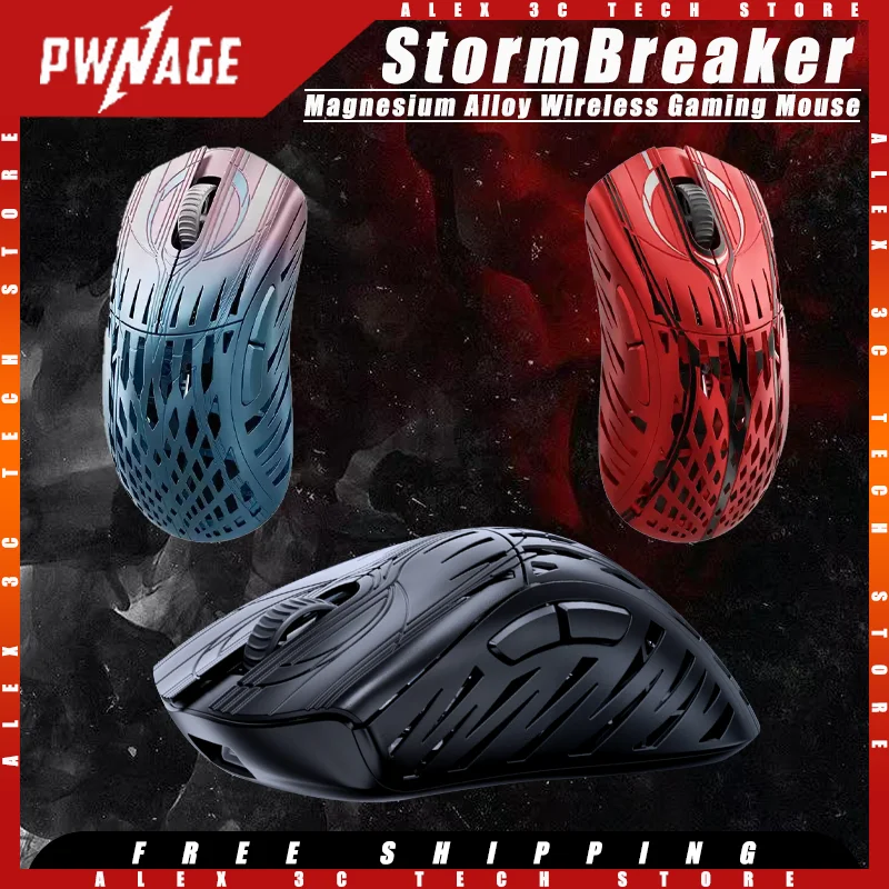 

Игровая мышь BLG PWNAGE StormBreaker из магниевого сплава, беспроводная 4K, легкая игровая мышь по индивидуальному заказу, аксессуары для ПК