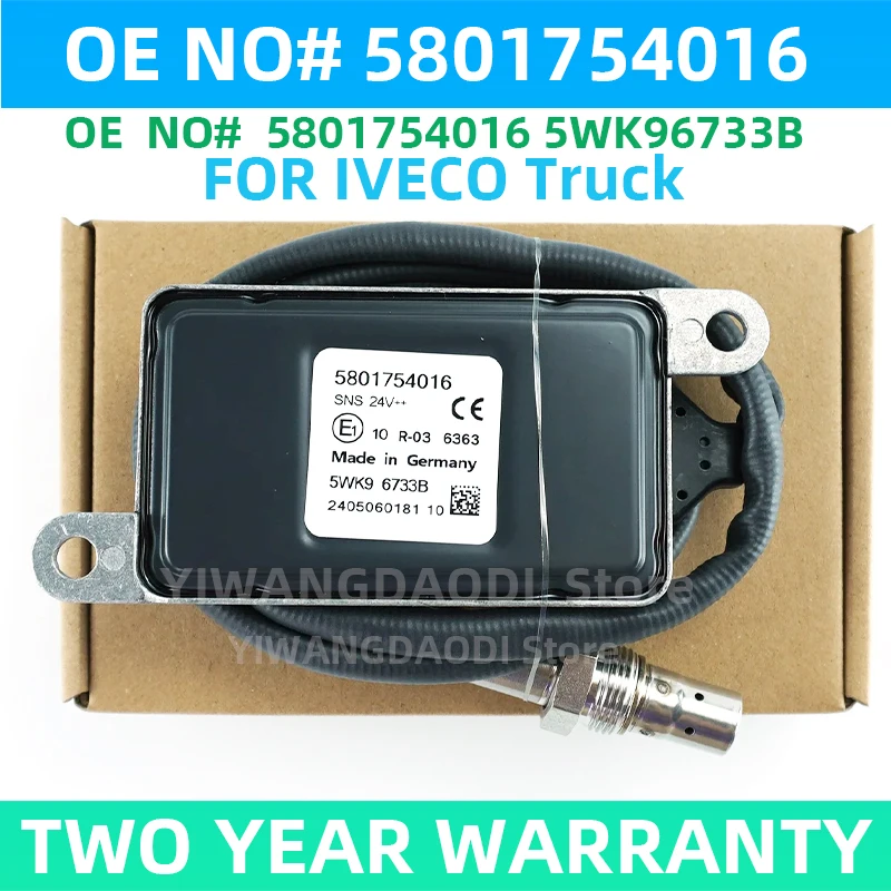 

5801754016 5WK9 6733 5WK96733B 5WK96733A 5WK9 6733A Nitrogen Oxygen Sensor 24V For IVECO Trucks Nox Sensor