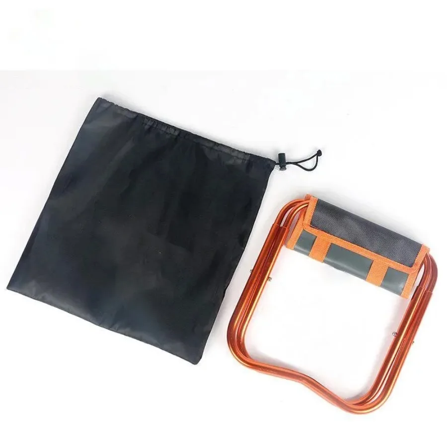 Camping Stools Aluminum Alloy Folding Stool Outdoor Portable Fishing Stool Portable Folding Chair Lightweight Equipment view 6