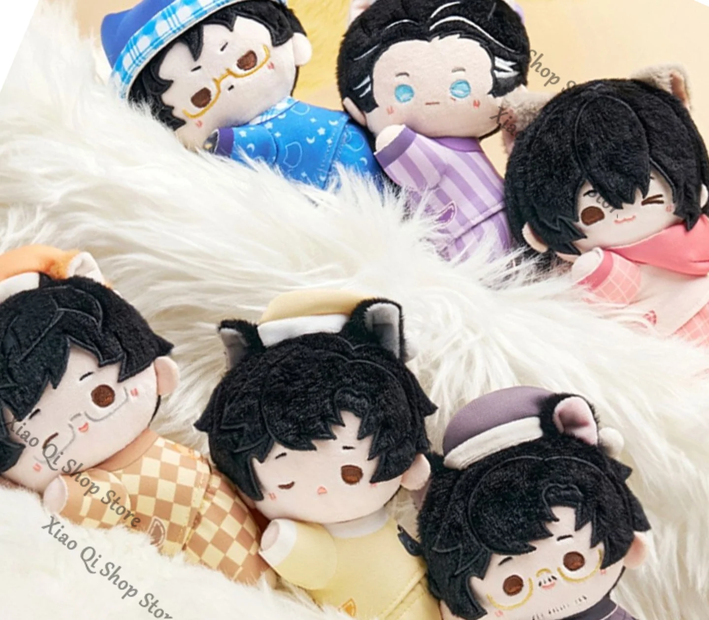 Official Lord of Mysteries Anime Cosplay Cartoon Magnet Fluffy Maumet Puppet Pendant Suspension Chain Klein Moretti Gift Present