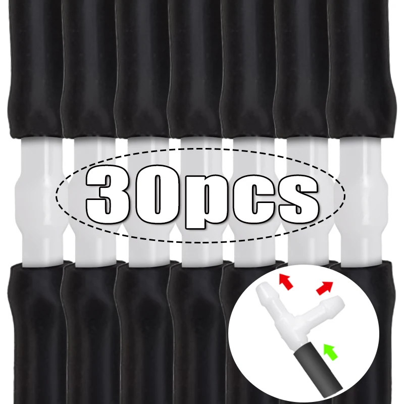 

10-30pcs Car Windshield Washer Hose Nozzle T Y I Type Wiper Washer Hose Connector Wiper Washer Hose Connector Auto Accessories