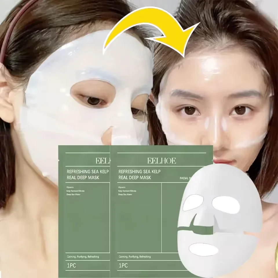 Bio-Collagen Sea Kelp Real Deep Mask Anti-Wrinkle Lifting Mask Hydrolyzed Collagen Collagen Reverse Filming Volume PeelOff Mask