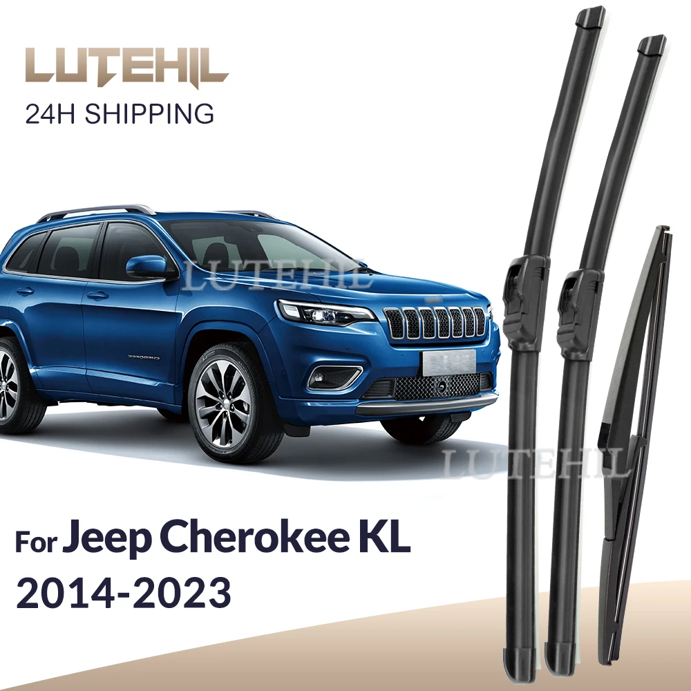 Für Jeep Cherokee KL 2014-2023 2015 2016 2017 Wischer Vorne und Hinten Wischer Klingen Windschutzscheibe Windschutz Fenster Pinsel 26 "+ 18" + 14"