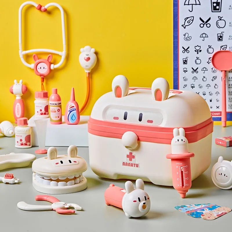 Faire semblant de jouer au docteur pour enfants, jouets de simulation, accessoires de jeu interactifs, cadeaux d'anniversaire en plastique, nouveau