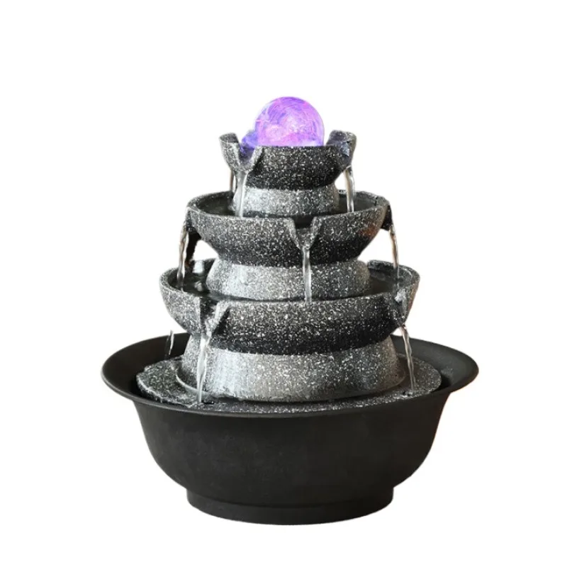 

Small flowing water ornament circulating water
