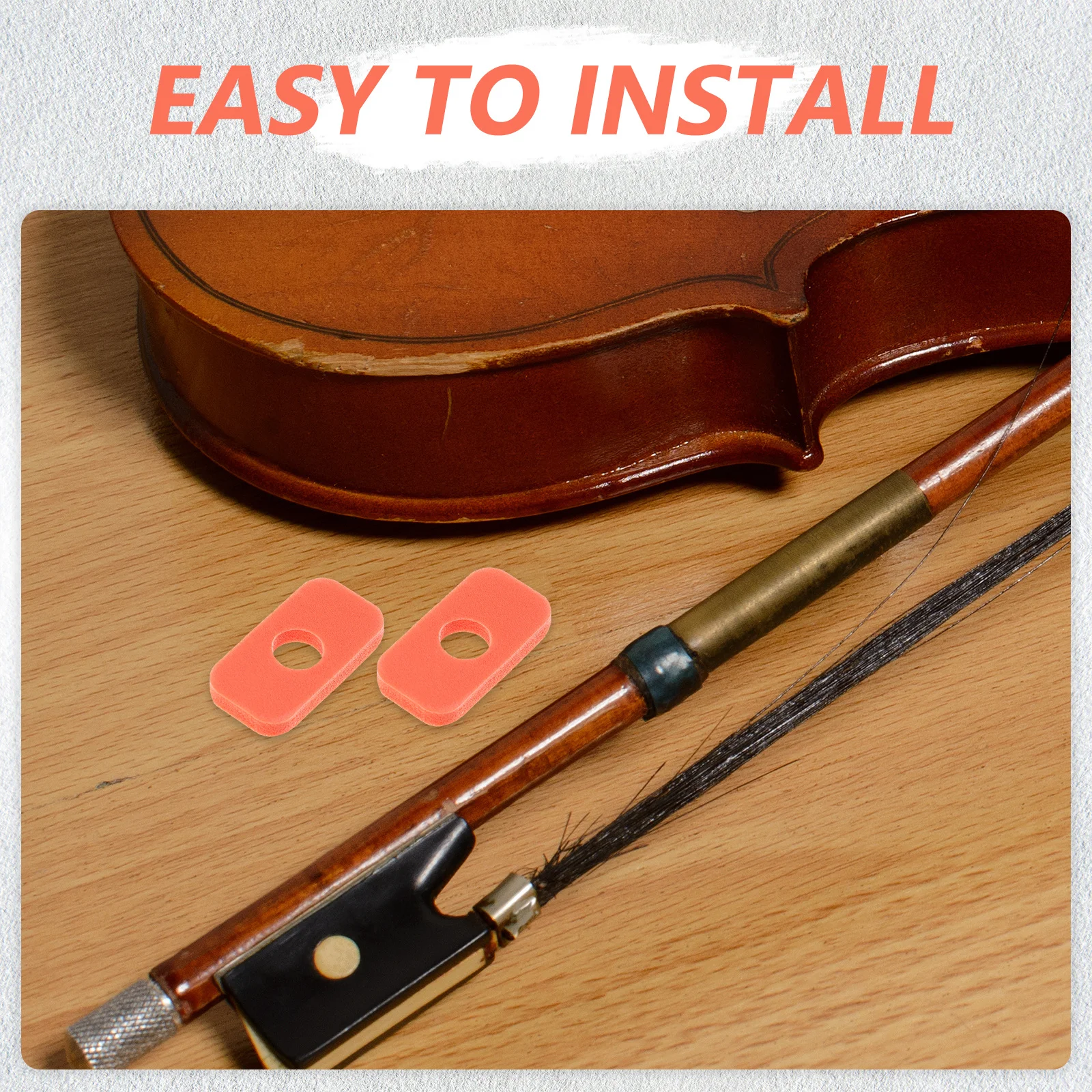 

Small Violin Bow Grip Device Adjustable Support Aid for Beginners Comfortable Handheld Bow Holder Essential Tool