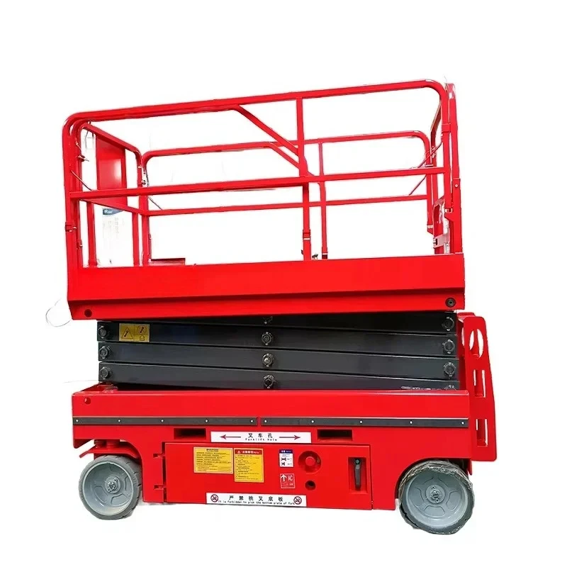 High quality scissor lift aerial work scaffolding