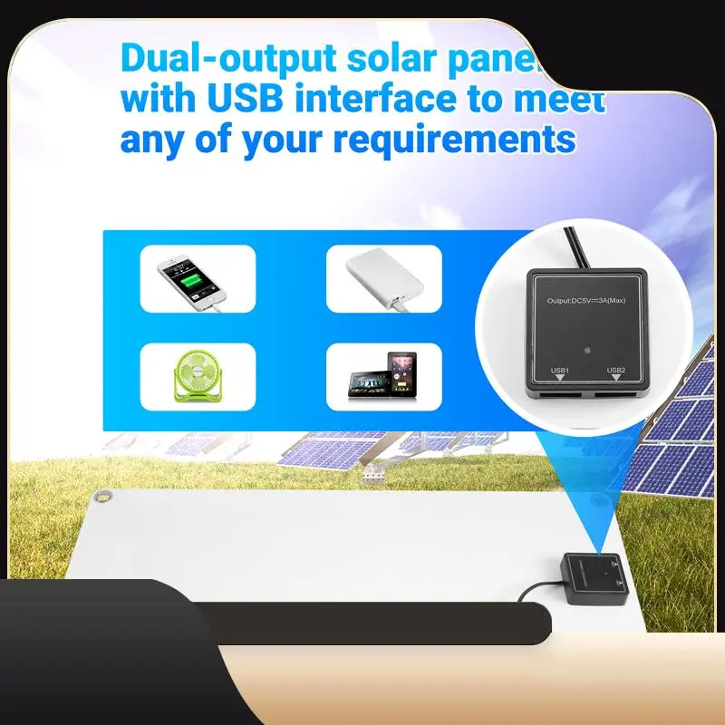 

15W Solar Panel 12-18V Solar Cell Solar Panel For Phone RV Car MP3 PAD Outdoor Battery Supply-T44C