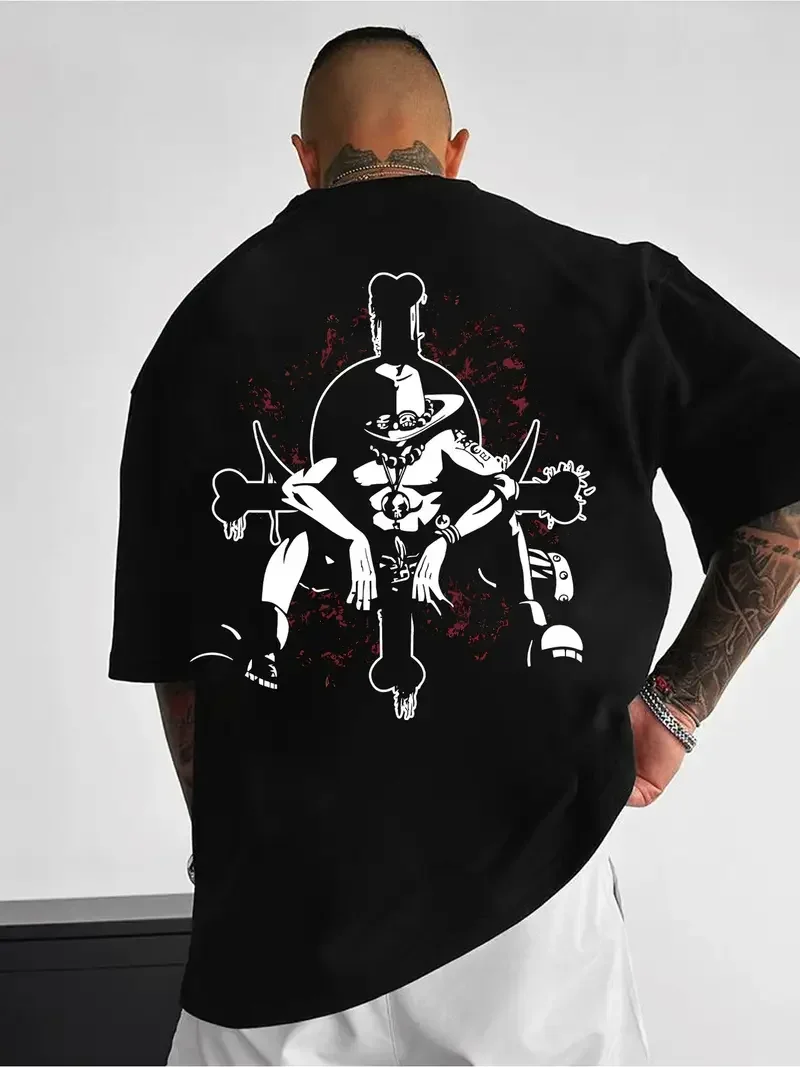 

New Latest Age of Discovery Peripheral Printed Short Sleeved T-shirt for American Men and Women Summer Outdoor Loose T-shirt