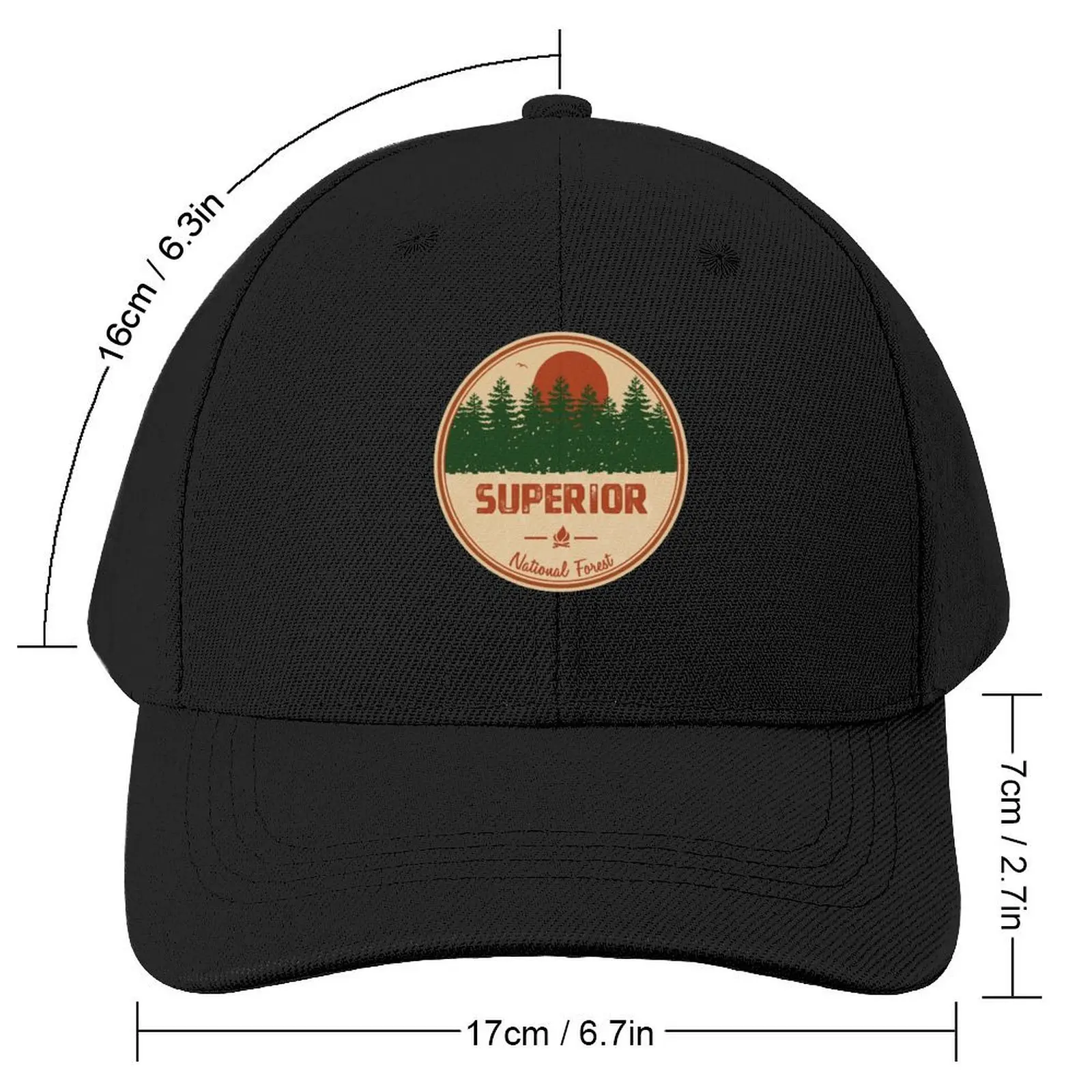 Superior National Forest Baseball Cap Uv Protection Solar Hat derby hat Men's Baseball Women's