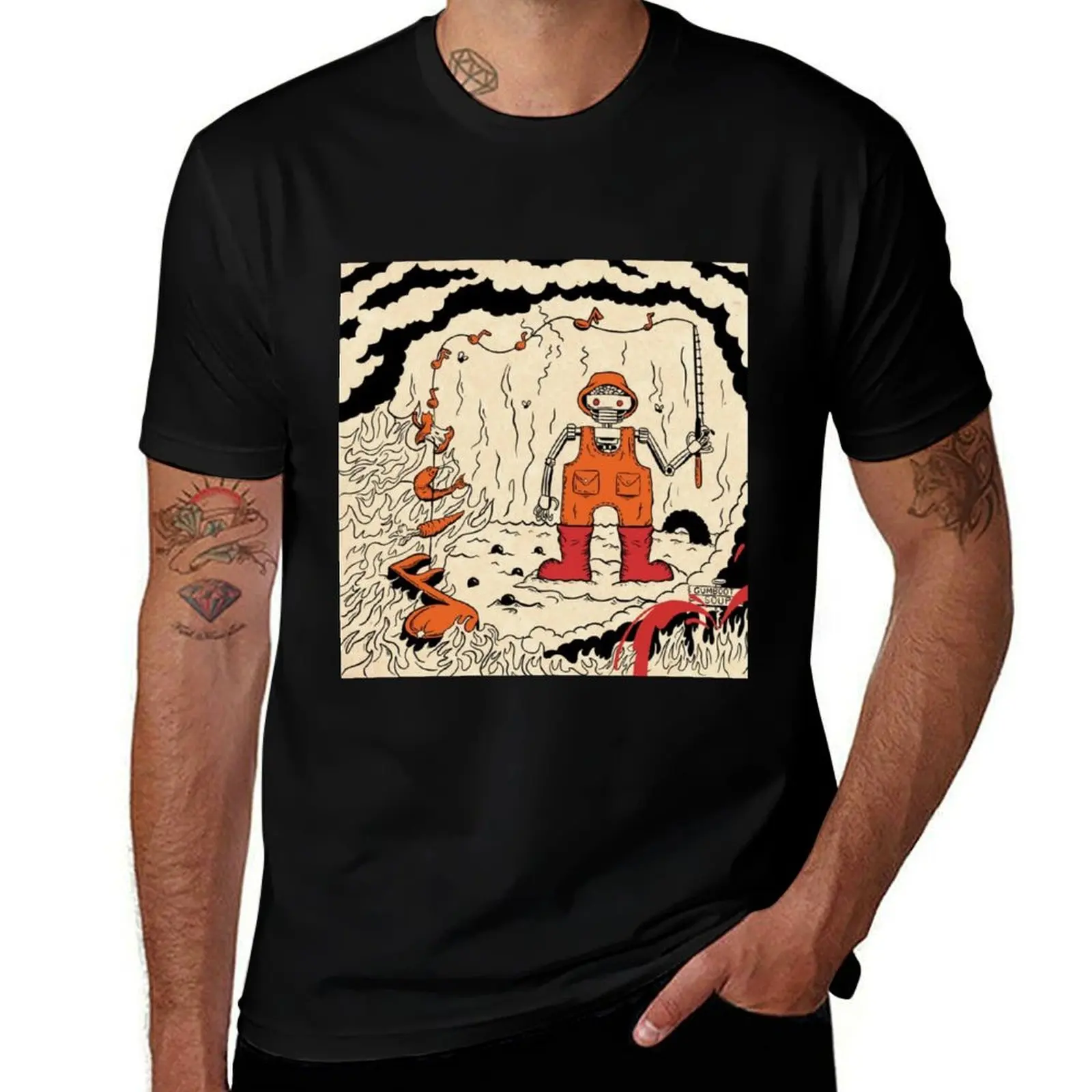 

Fishing For Fishies x Gumboot Soup T-Shirt t shirt personalised cotton t shirt man man t shirt cotton high quality T-Shirt