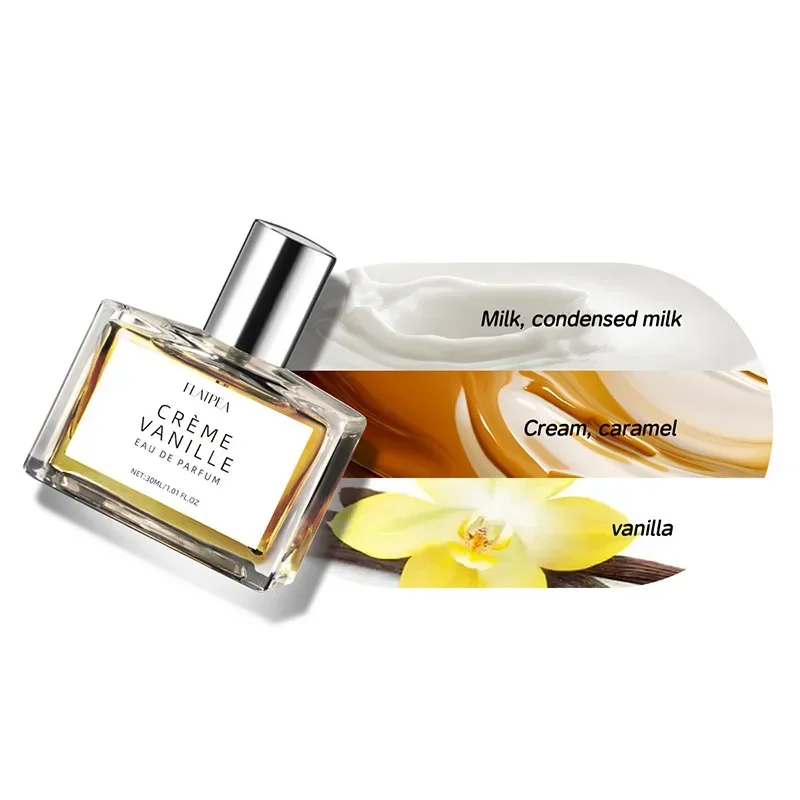 Franse Vanille Karamel Crème Parfum Alcoholvrij Eau De Parfum Onweerstaanbare Charme Parfum Luxe Oosterse Romantische Geur 30ml