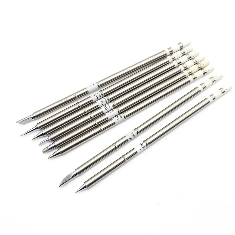 T12 Replacement Solder Tips, Plug-in Integrated Heater, Various Shapes for Constant Temperature Soldering Tools
