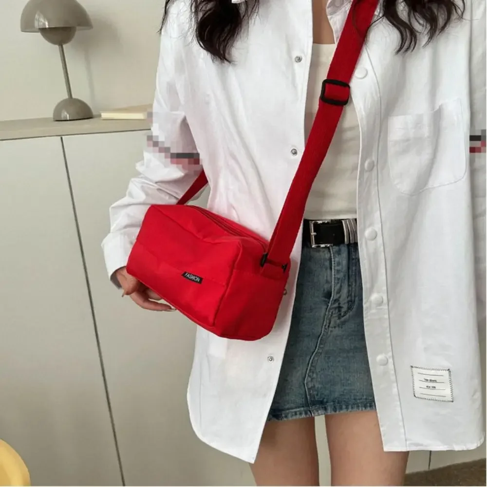 2023 New Autumn/Winter Fashion Korean Version Large Capacity Crossbody Bag Casual Versatile Fashion Lightweight Oxford Bag