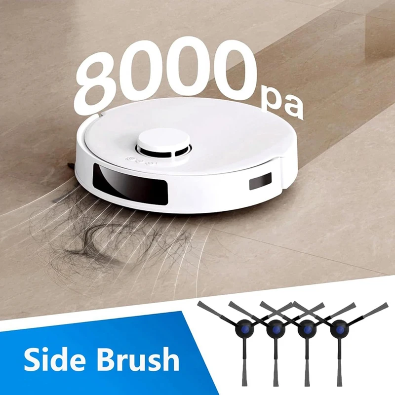 13 ชิ้นสําหรับ ECOVACS DEEBOT N20 Plus/N20/N20 PRO Plus เครื่องดูดฝุ่นเปลี่ยนชิ้นส่วนลูกกลิ้งแปรงด้านข้างกรอง Mop ผ้า