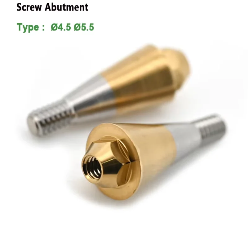 Dental Accessories For Dentium Multi Unit Straight Abutment Titanium OEM ODM Dental Prosthesis CAD CAM Customized Abutments