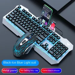 Keyboard gamer mobiler kit and Mouse & keyboard mouse combos Backlit white combos de promoção for computer and office Computer