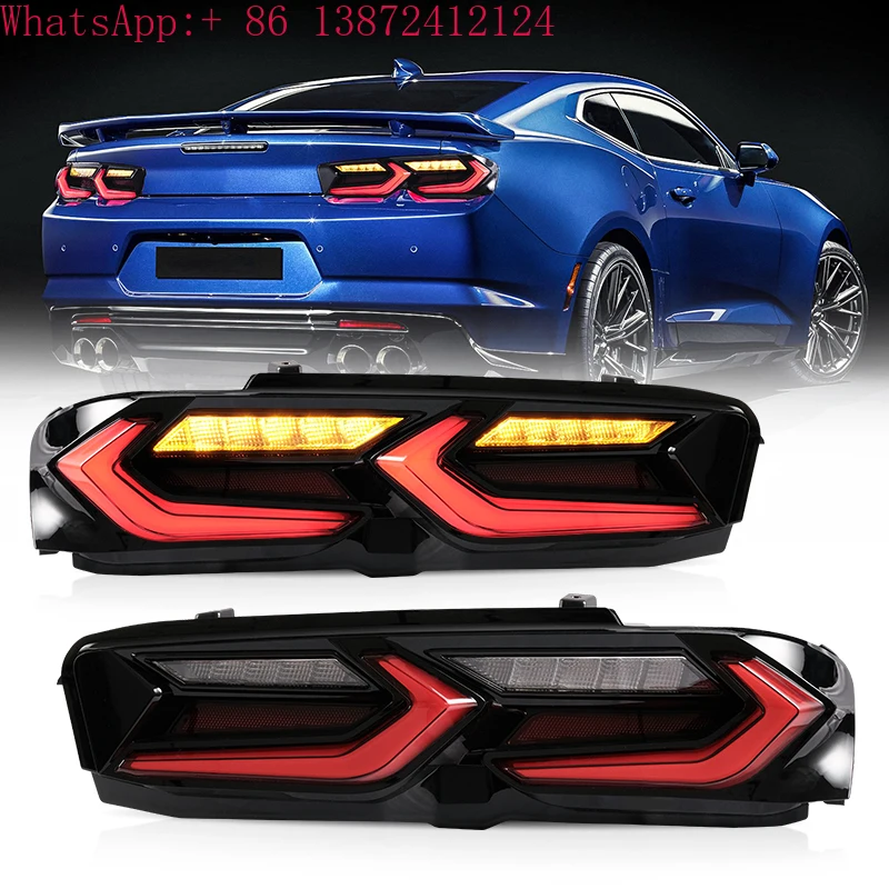 

VLAND Wholesale LED Taillights 2019-2022 6th Gen Facelift (LS, LT, LT1, SS, ZL1) Rear Tail Light Lamp for Chevrolet Camaro