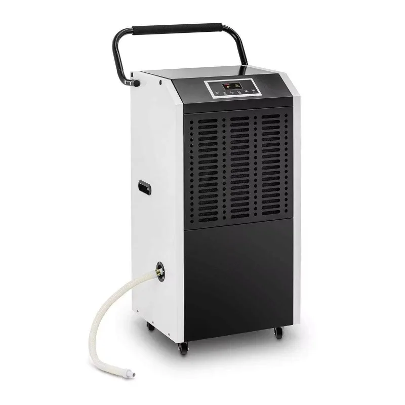 Commercial Dryer Dehumidifier 138 L/Day With Water Pipe - Area 80/180m2 24h Timer Indoor Drying Device for Large Rooms