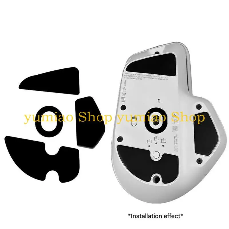 587B Mouse Skate Pad For 4 Wireless Mouse Adhesive Mouse Installation Accessory