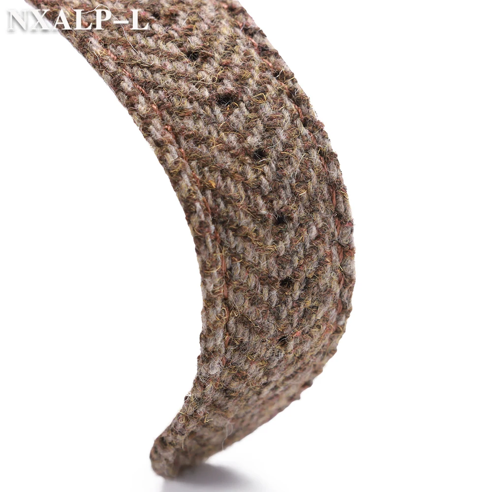 تويد النايلون نسج حزام جلد طبيعي حزام الساعات 18 مللي متر 20 مللي متر 22 مللي متر لأوميغا ل Seiko Smartwatch معصمه الإفراج السريع سوار