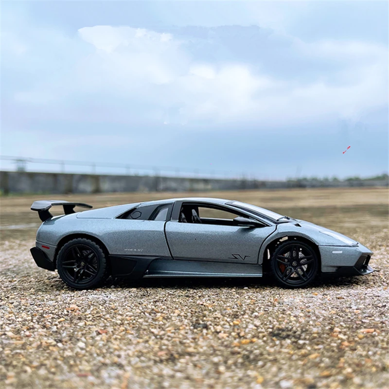 1:24 Murcielago Alloy Sports Car Model Diecast Metal Toy Racing Car Vehicles Model High Simulation Collection Childrens Toy Gift