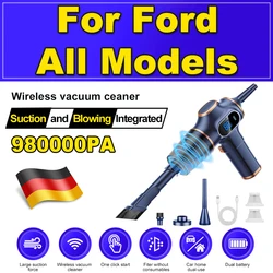 120W Car Vacuum Cleaner 980000Pa Mini Wireless Automobile Handheld Multi Uses Powerful Vacuum Cleaning For Ford All Models