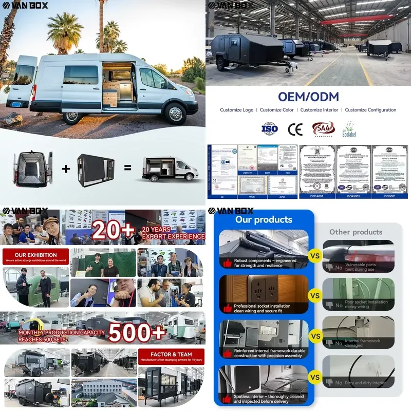 Camper Van Ascessories Trailer Slidecampervan Kitchen Furniture for Campervan Cupboard Travel